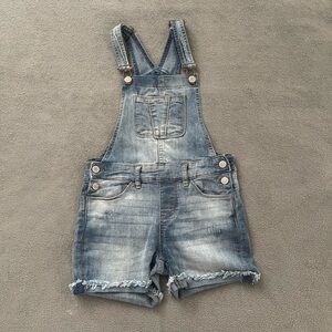Vanilla Star Distressed Blue Overalls